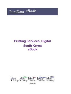 cover image of Printing Services, Digital in South Korea